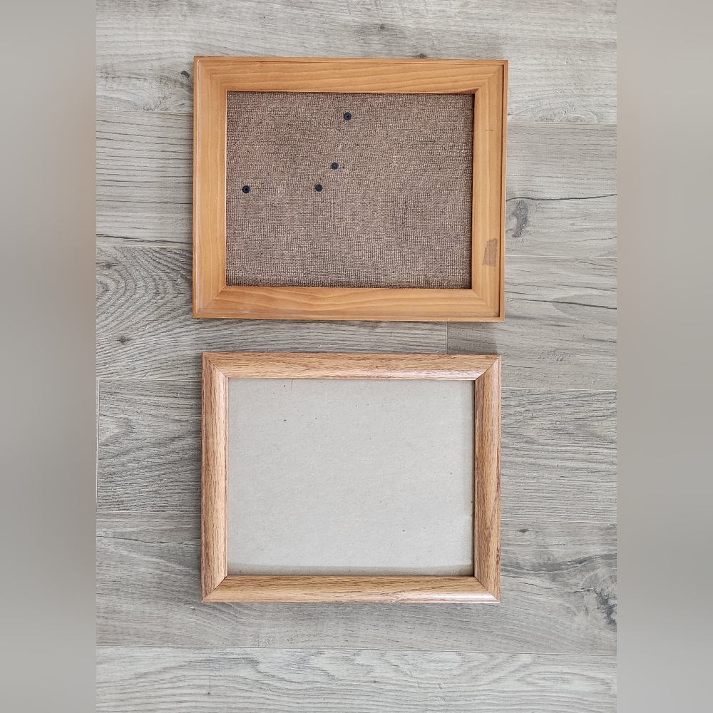 Wood picture frames